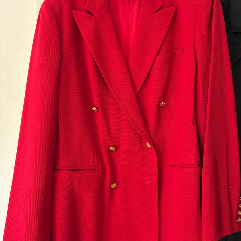 Ralph Lauren Red Classic Blazer